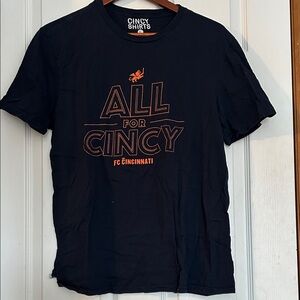 Men's Navy Blue FC Cincinnati T-Shirt